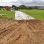 Football Event temporary road path